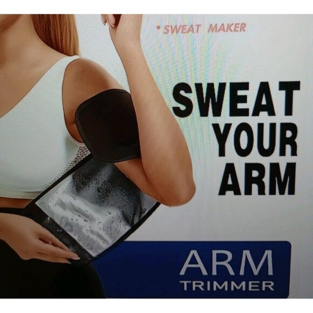 Arm Trimmers for Women Pair Sauna Arm Sweat Bands Neoprene One Size Adjustable